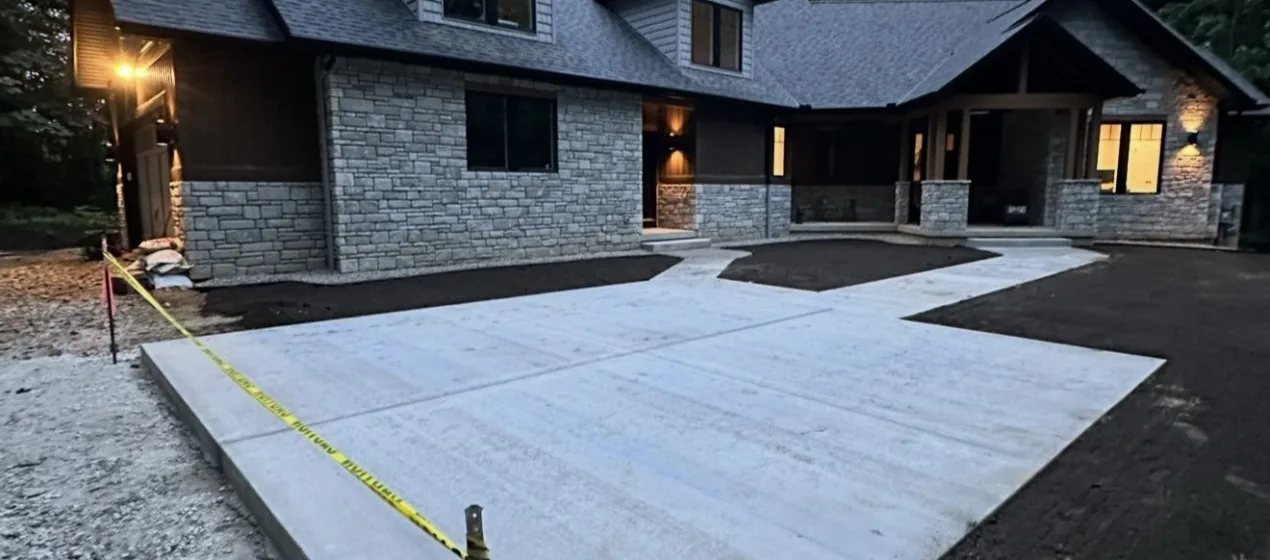 Modern Estate Concrete Patio